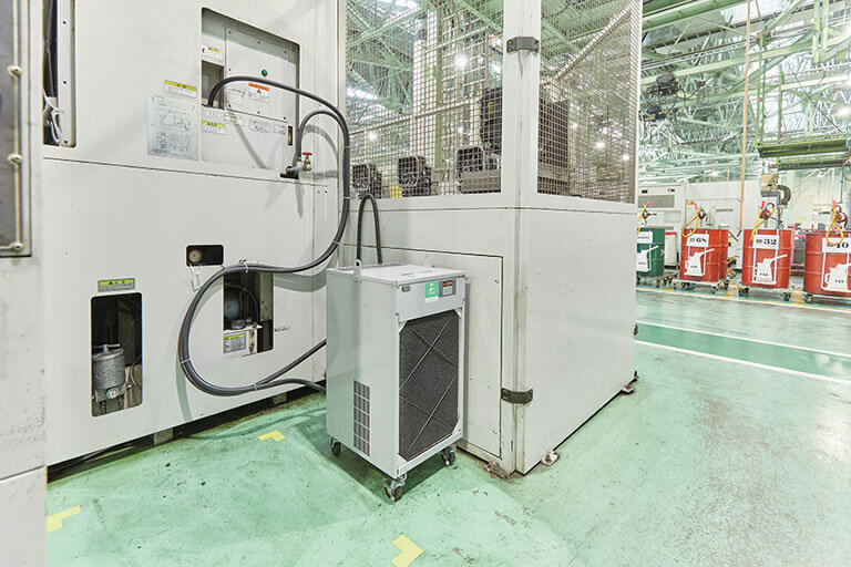 マシニングセンターの主軸冷却