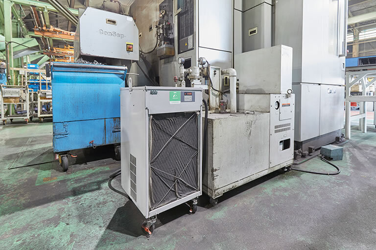 マシニングセンターの主軸冷却