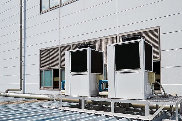 クーラントタンクの冷却（屋外設置）