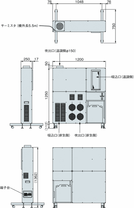 外形寸法図