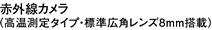 赤外線カメラ（高温測定タイプ・標準広角レンズ8mm搭載）