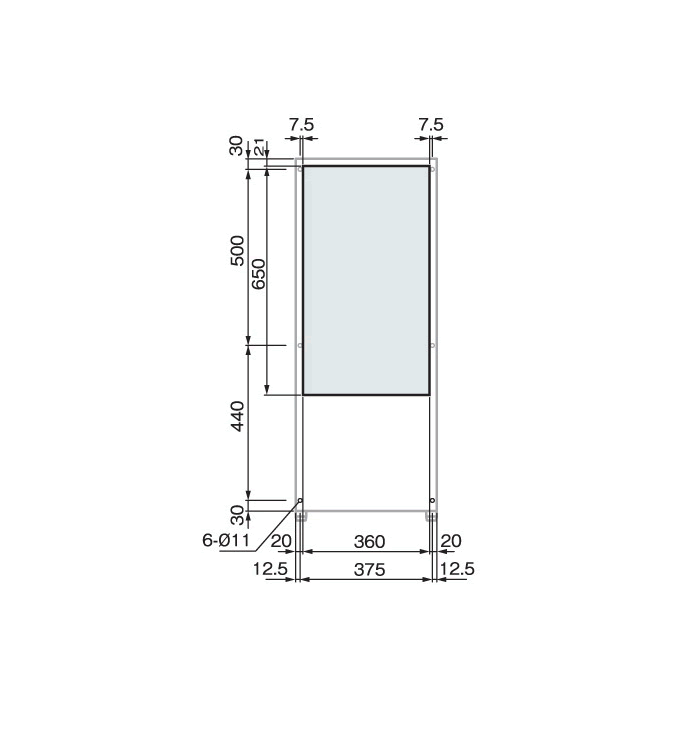 ENC-NW2900L 取付加工図