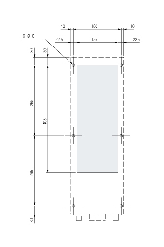 ENC-G320L 取付加工図