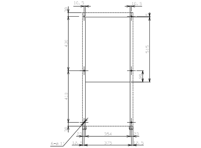 ENC-G1310LE 取付加工図