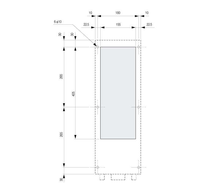 ENC-G310LE 取付加工図