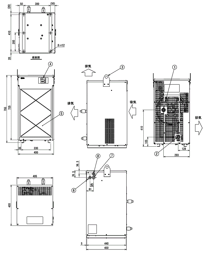 VSC-N3200 外形寸法図