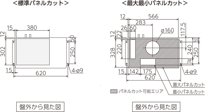 ENC-GR1500EX-Pro 取付加工図