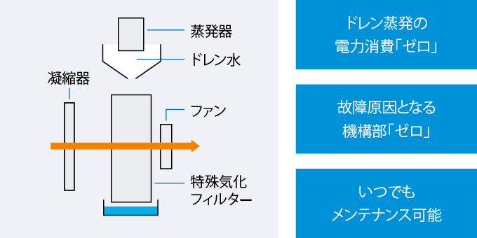 ノンドレンのメカニズム