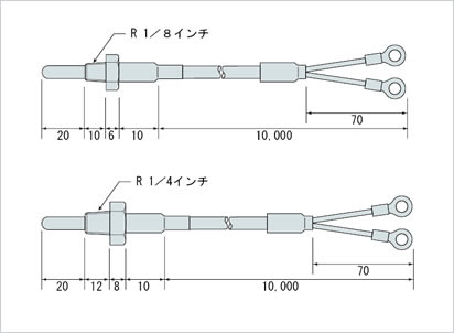 外部温度同調用サーミスタ